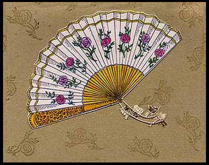 This card was created using the Rose Fan and Carved Rose.