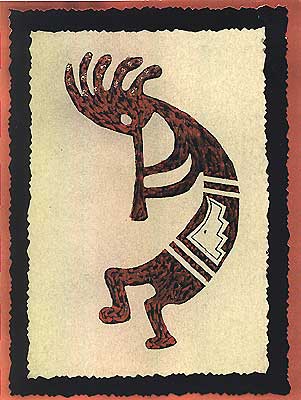 This card was made using Kokopelli #8.