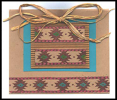 This card was created using the Southwest Design stamp.